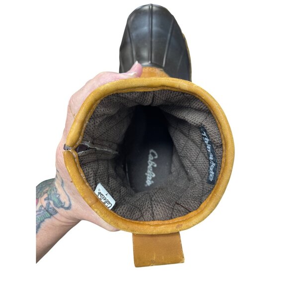 Cabelas Womens Thinsulate Brown Duck Winter Boots Sz 7 SKU 9481 - Picture 8 of 16